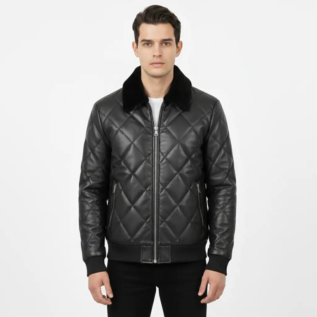 CWJ25-01-Men’s-Black-Quilted-Leather-Jacket-with-Fur-Collar-Premium-Winter-Outerwear-by-Coder-Stitch (7)