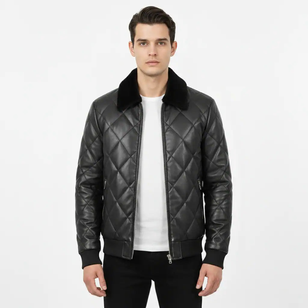 CWJ25-01-Men’s-Black-Quilted-Leather-Jacket-with-Fur-Collar-Premium-Winter-Outerwear-by-Coder-Stitch (9)
