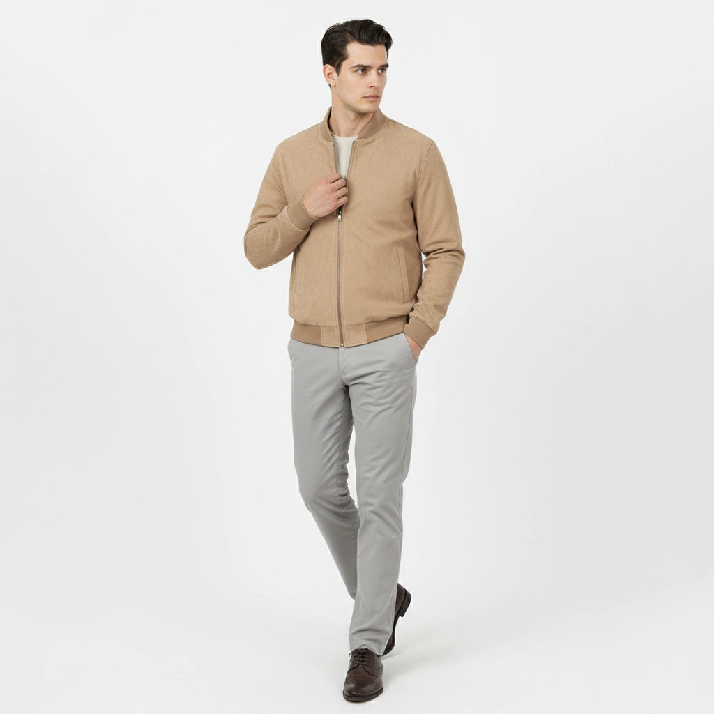 CWJ25-04-Men’s-Beige-Faux-Suede-Bomber-Jacket-Stylish-Lightweight-Casual-Outerwear-by-Coder-Stitch (2)