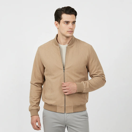 CWJ25-04-Men’s-Beige-Faux-Suede-Bomber-Jacket-Stylish-Lightweight-Casual-Outerwear-by-Coder-Stitch (5)