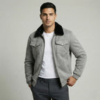 CWJ25-07-Men’s-Grey-Faux-Suede-Jacket-with-Black-Fur-Collar-Premium-Winter-Outerwear-by-Coder-Stitch (1)