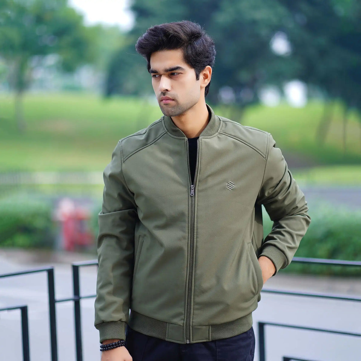 Green Soft Shell Jacket Coder-Stitch-34-1 (4)