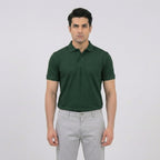 Forest Green Essential Pique Polo