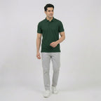 Forest Green Essential Pique Polo