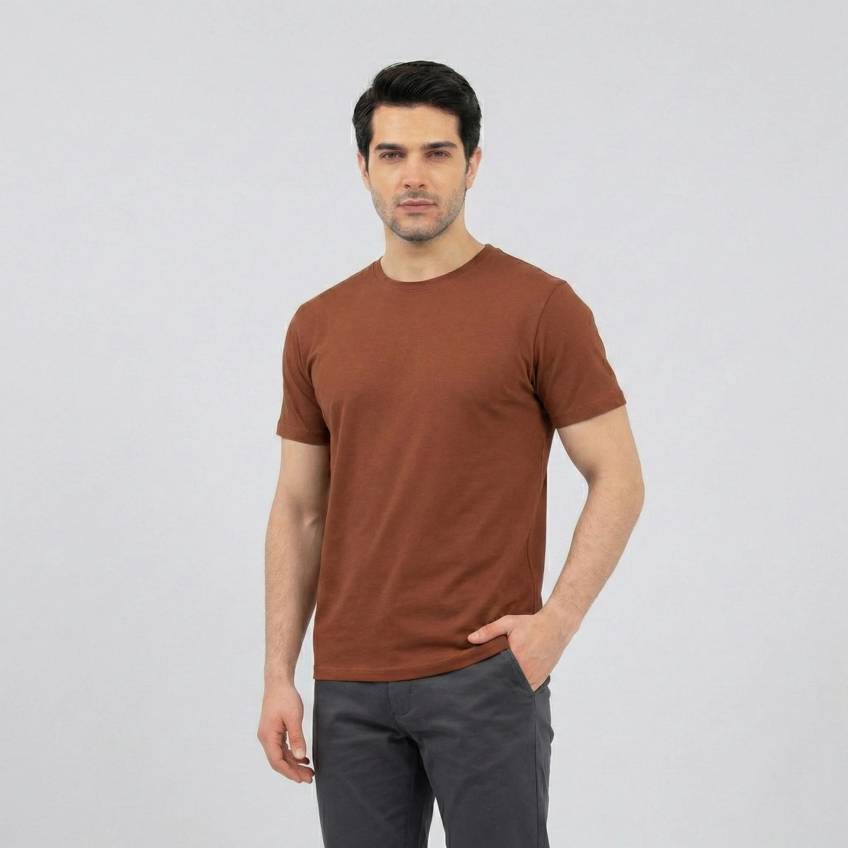 cst26-02-brown-crew-neck-tshirt-men-coder-stitch (3)