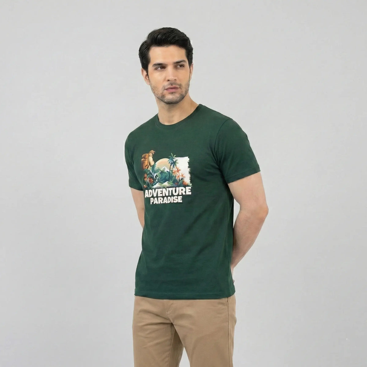 cst26-07-bottle-green-adventure-paradise-graphic-tshirt-coder-stitch (4)
