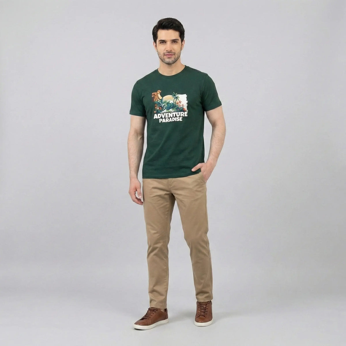 cst26-07-bottle-green-adventure-paradise-graphic-tshirt-coder-stitch (6)