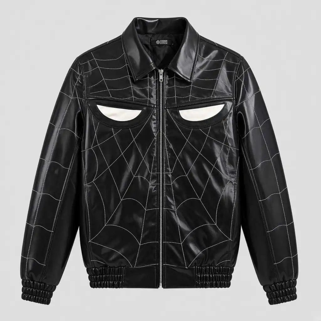 Spiderweb Leather Jacket