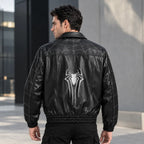 Spiderweb Leather Jacket