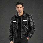 Spiderweb Leather Jacket