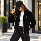 Black Velvet Winter Jacket