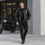 Black Urban Leather Jacket