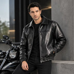 Black Urban Leather Jacket