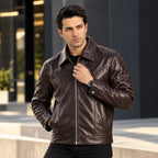 Men’s Dk Brown Leather Jacket