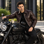 Men’s Dk Brown Leather Jacket