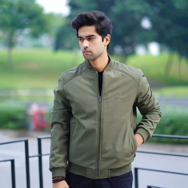 Olive Softshell Jacket