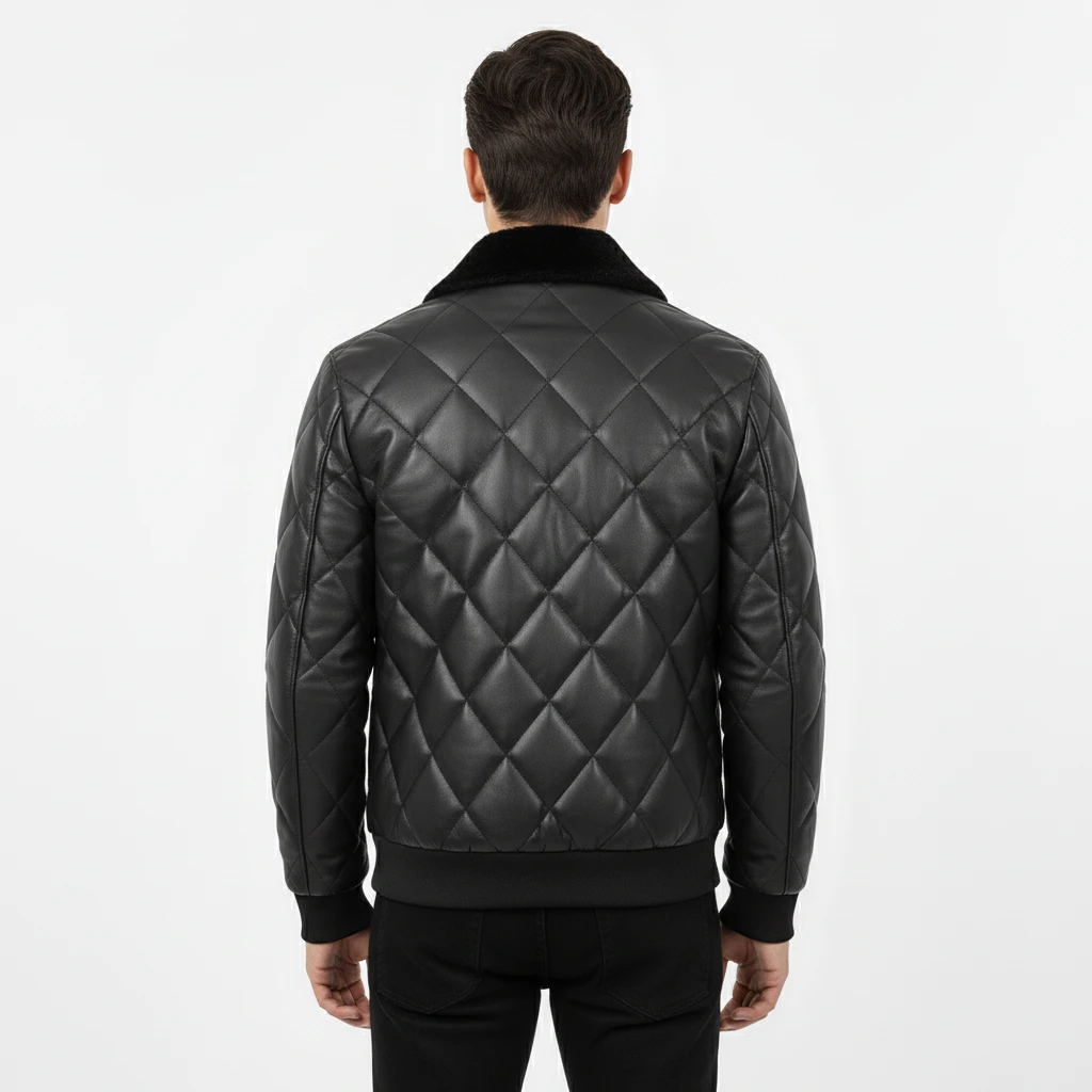 Diamond Quilted Jacket - Image 5