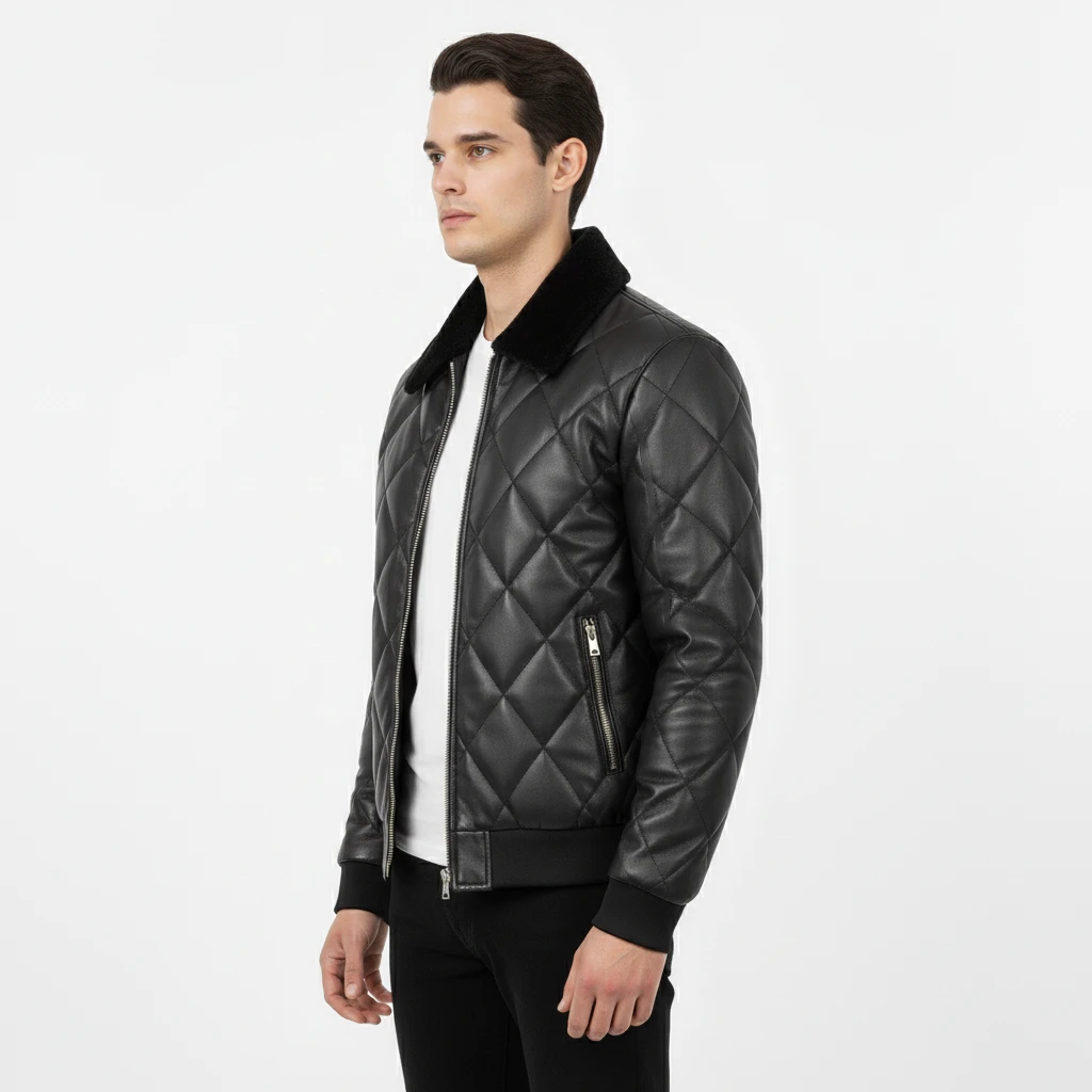 Diamond Quilted Jacket - Image 2