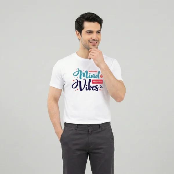 White Printed T-Shirt